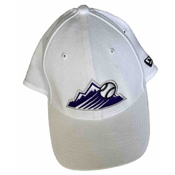 New Era Colorado Rockies Baseball Cap Sz M/L White MLB NWOT - Picture 2 of 11